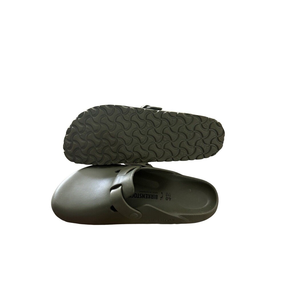 Birkenstock Boston Essentials EVA Clogs Khaki/Olive Size 40 EU,Women’s 9,Men’s 7 - Picture 5 of 5